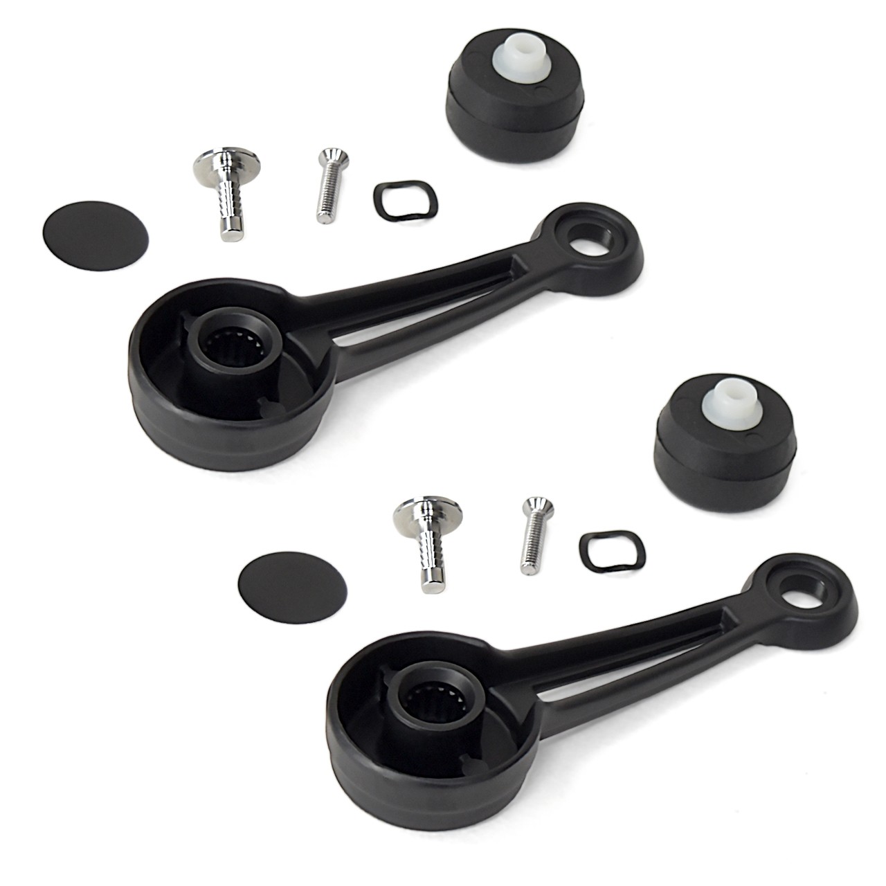 Black Door/Quarter Window Handle PAIR 1968-1969 Mustang