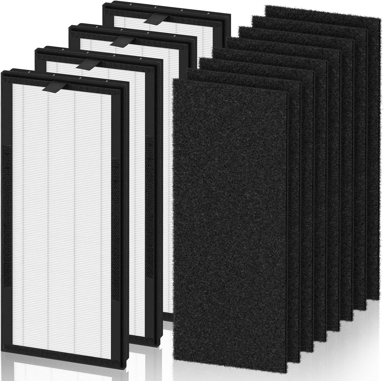 VEVA 8000 Elite Pro HEPA Replacement Filters - 4 Pack for Air Purifier