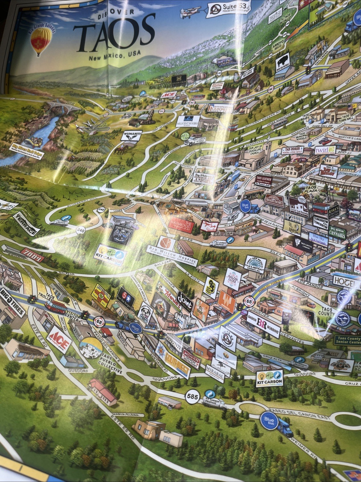 Taos & Area Map 2026