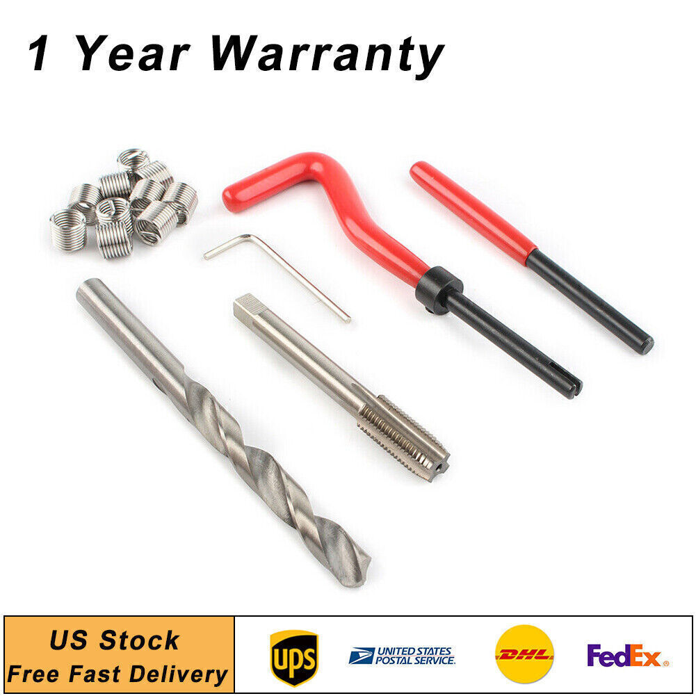 Metric Thread Repair Insert Kit 15pc M9x1.25 Helicoil Coil Kits New