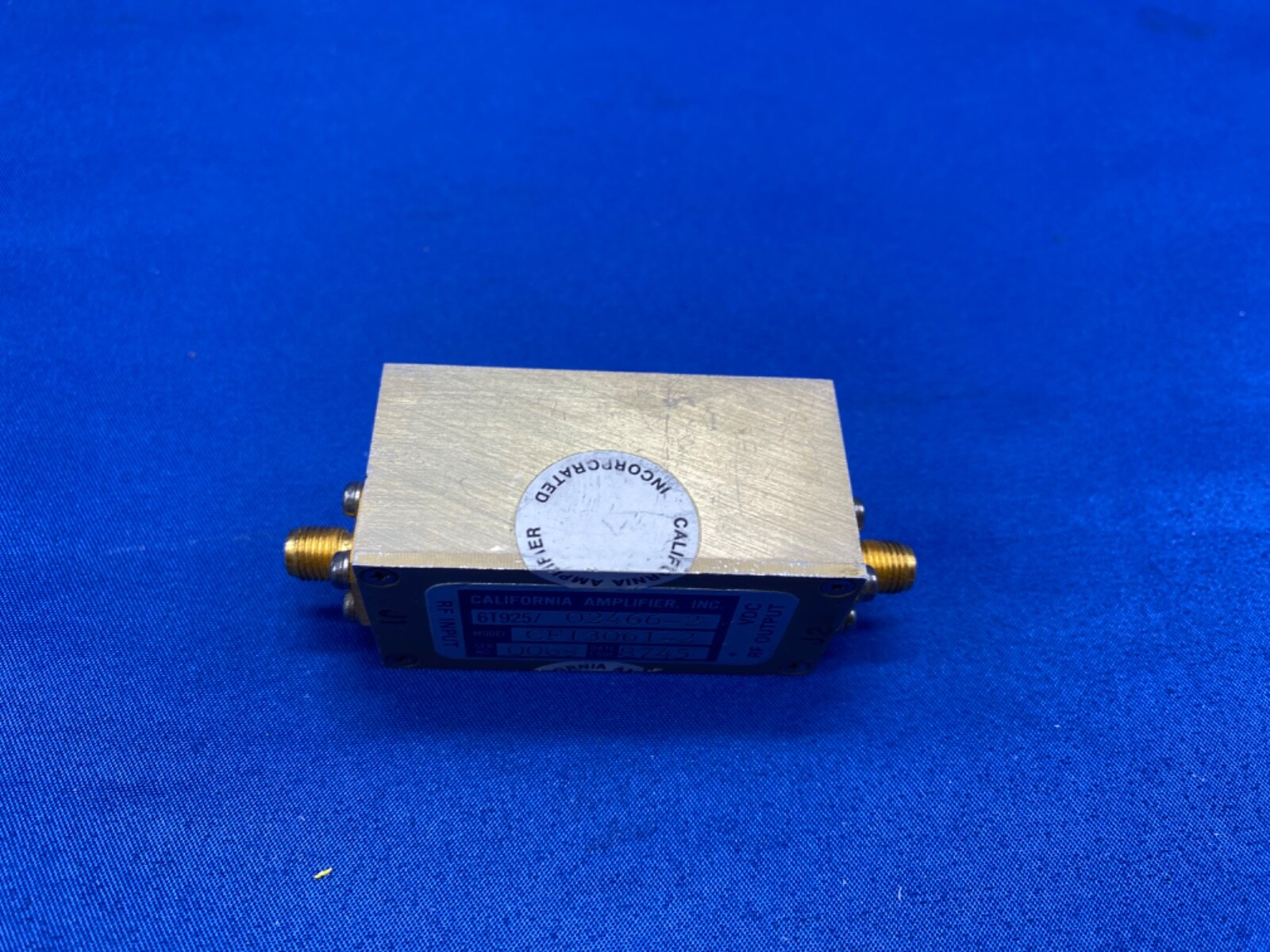 California Amplifier 6T925/02466-2, model CF13061-2