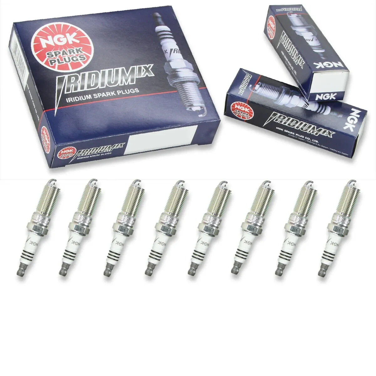 NGK Iridium IX Plug Spark Plugs 6510 LTR7IX-11 LTR7IX11 Hemi - Set of 8