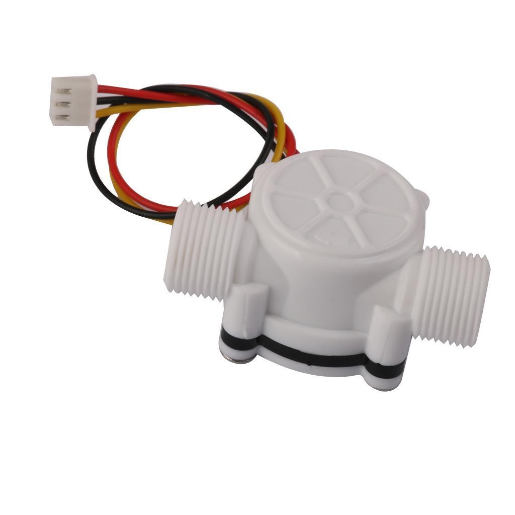 G3/8\" Water Flow Sensor Flowmeter Switch Controller Meter