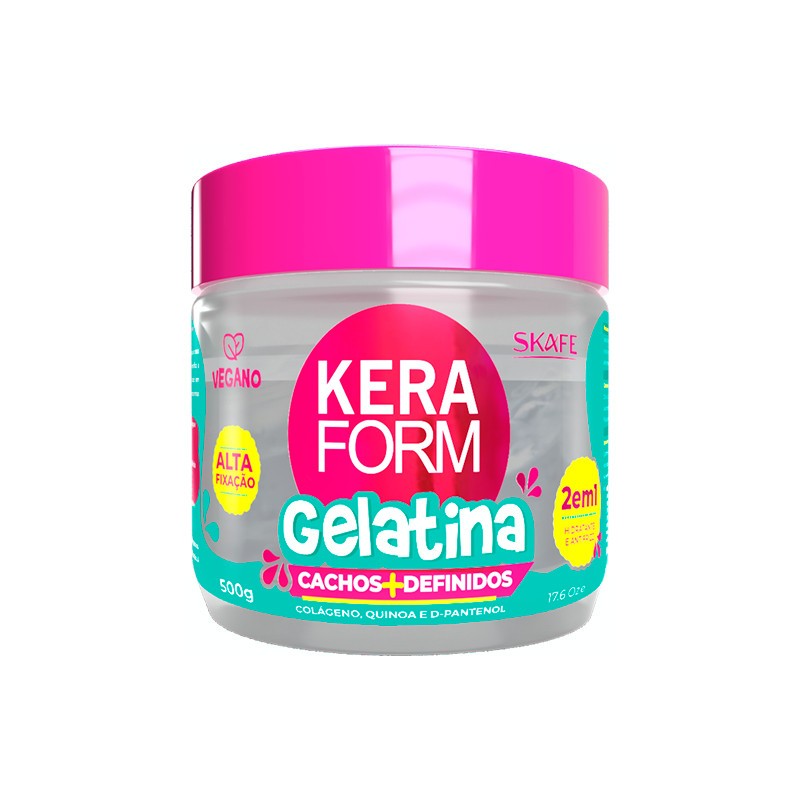 Skafe - Keraform - Gelatina Cachos +Definidos 500Gr - Definition Gelatin 17.63Oz