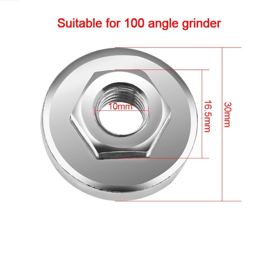 Hex Nut Set Tools Replacement For Angle Grinder Chuck Locking Plate Quick Clamp