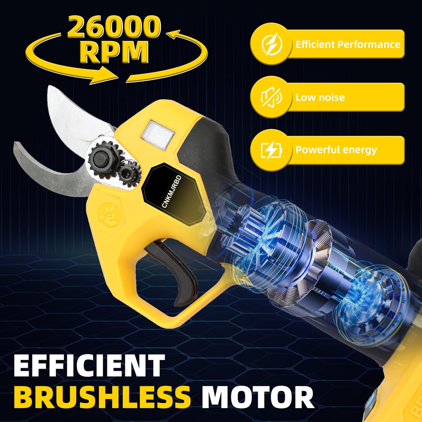 Pruning Shears Compatible with Dewalt 20V Battery, Brushless Cordless Pruning...