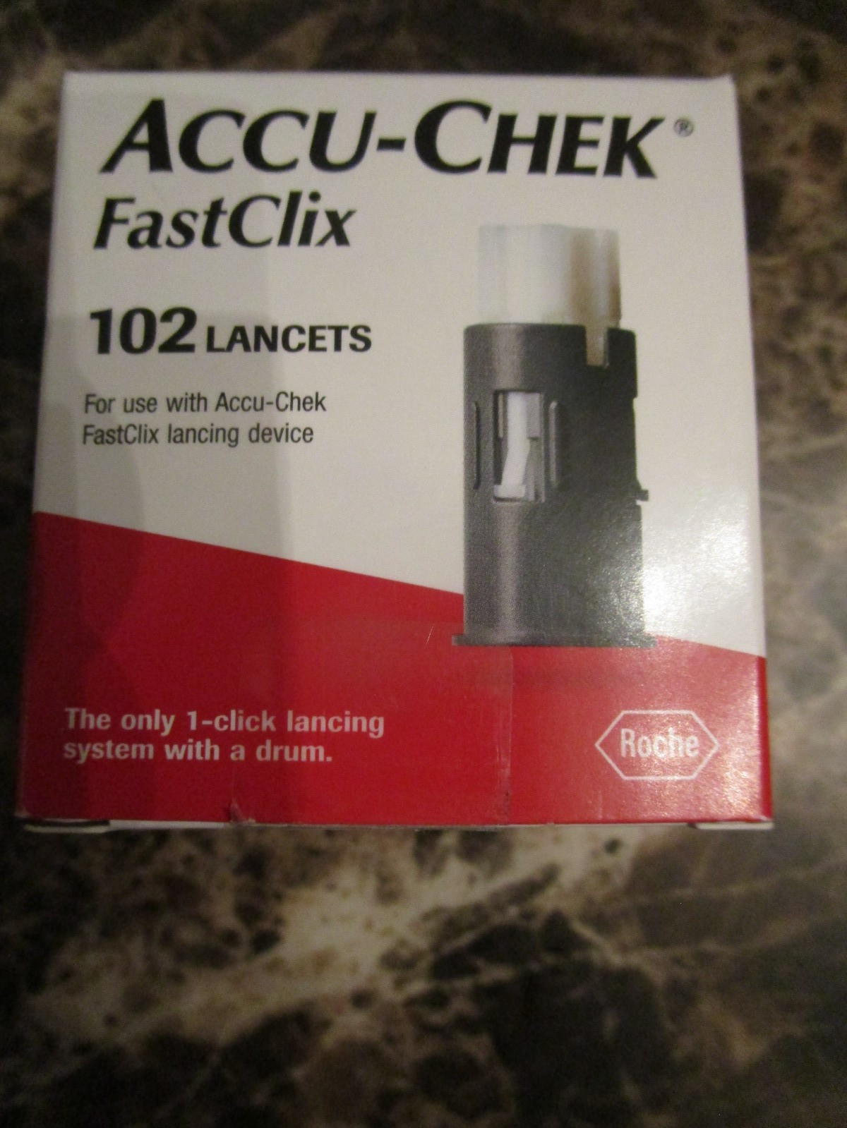 Accu-Chek FastClix Lancets Diabetic Blood Glucose Testing 1 Pack of 102 Exp 2028