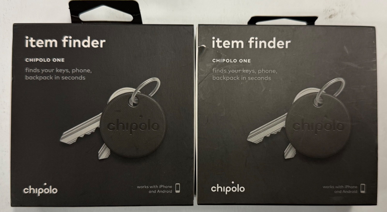 2/$29.99 Chipolo One "Item Finder" Black (CH-C19M-BK-R)(052)