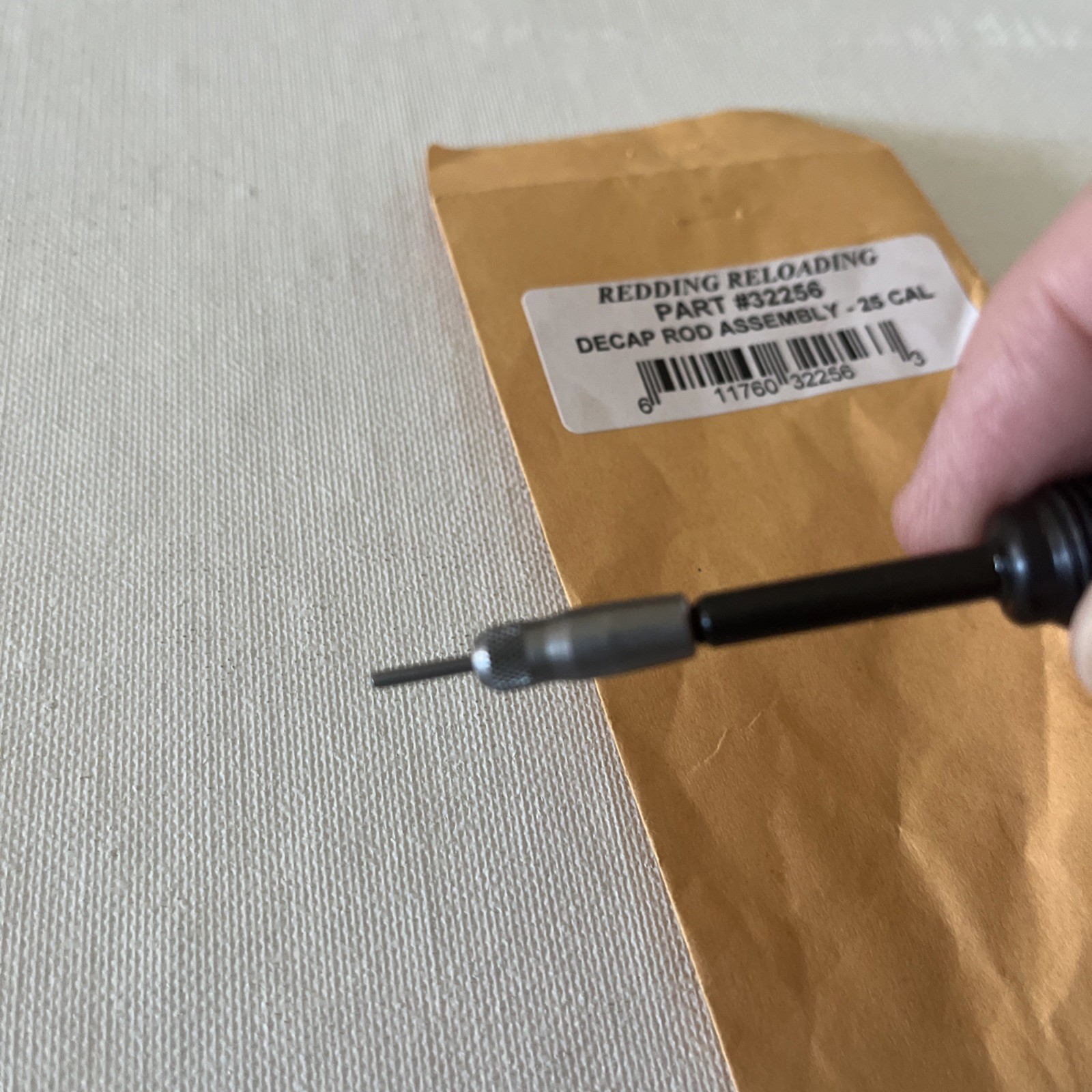 32256 REDDING RELOADING DECAPPING ROD ASSEMBLY 25 CALIBER
