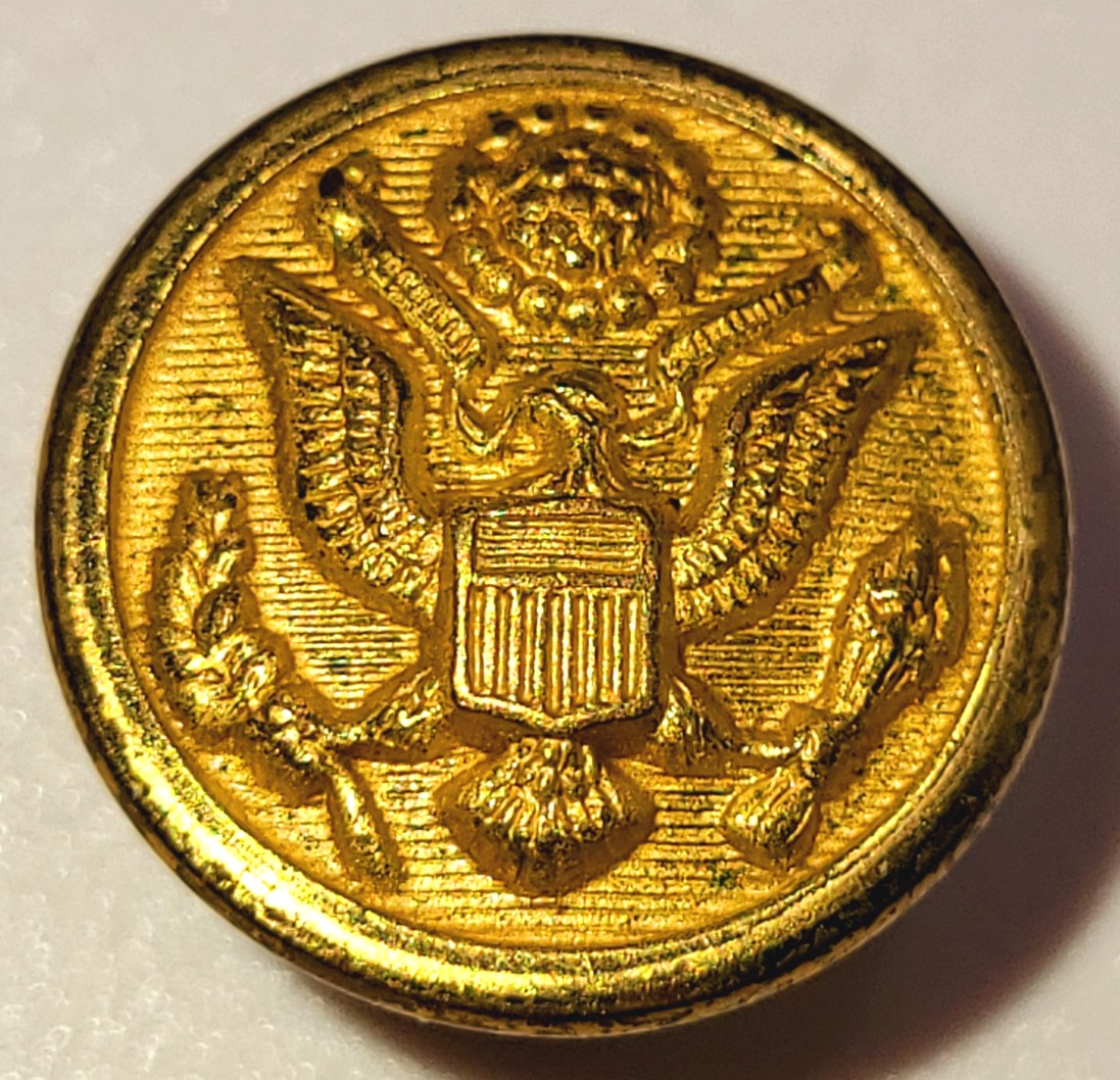 US Army Great Seal Screw Back Device Unmarked