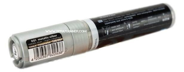 Molotow Chalk Marker: Metallic Silver 4-8mm Tip
