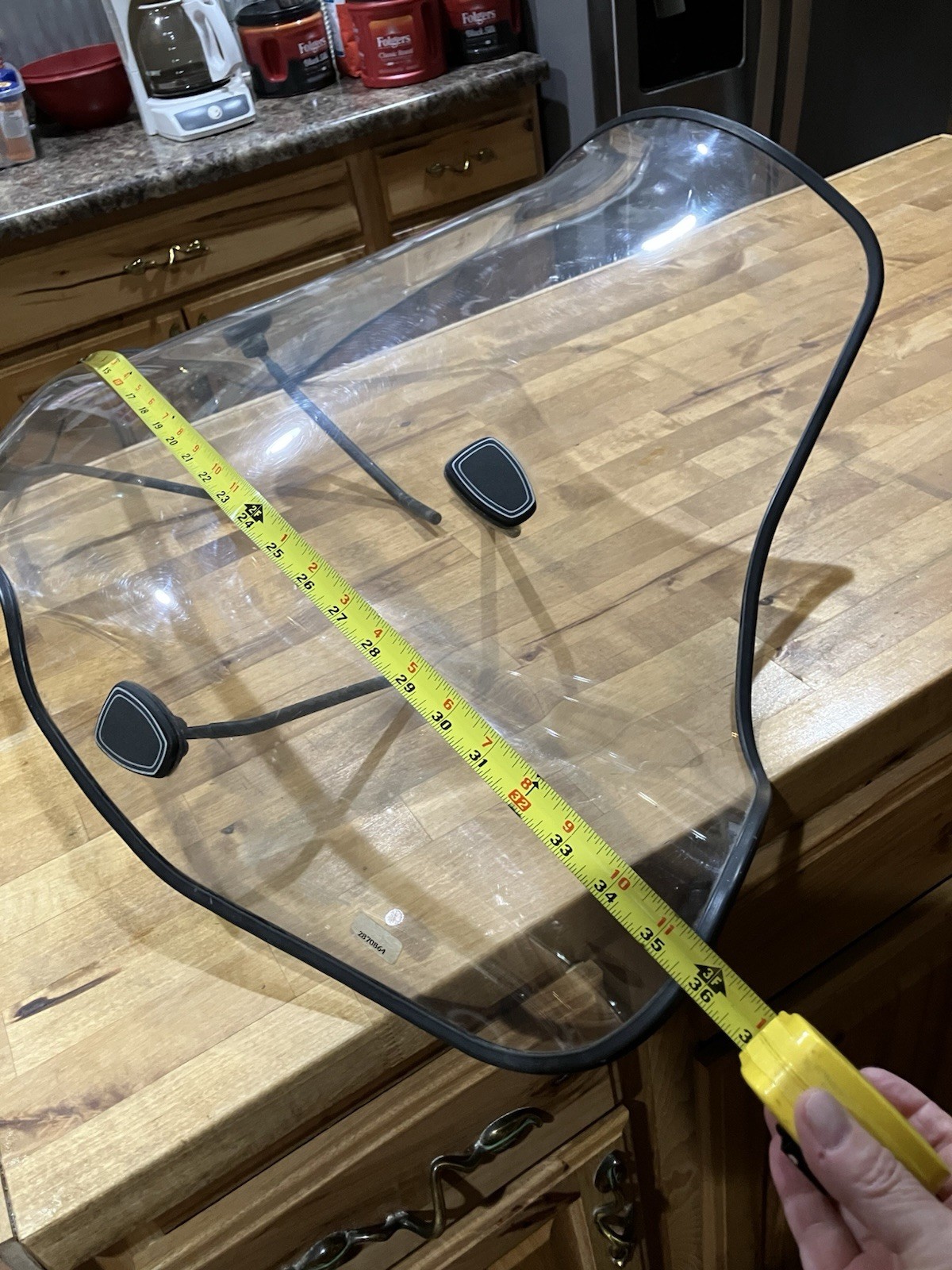 Vintage Polaris Snowmobile Windshield A86 M4 2870864 Polycarbonate