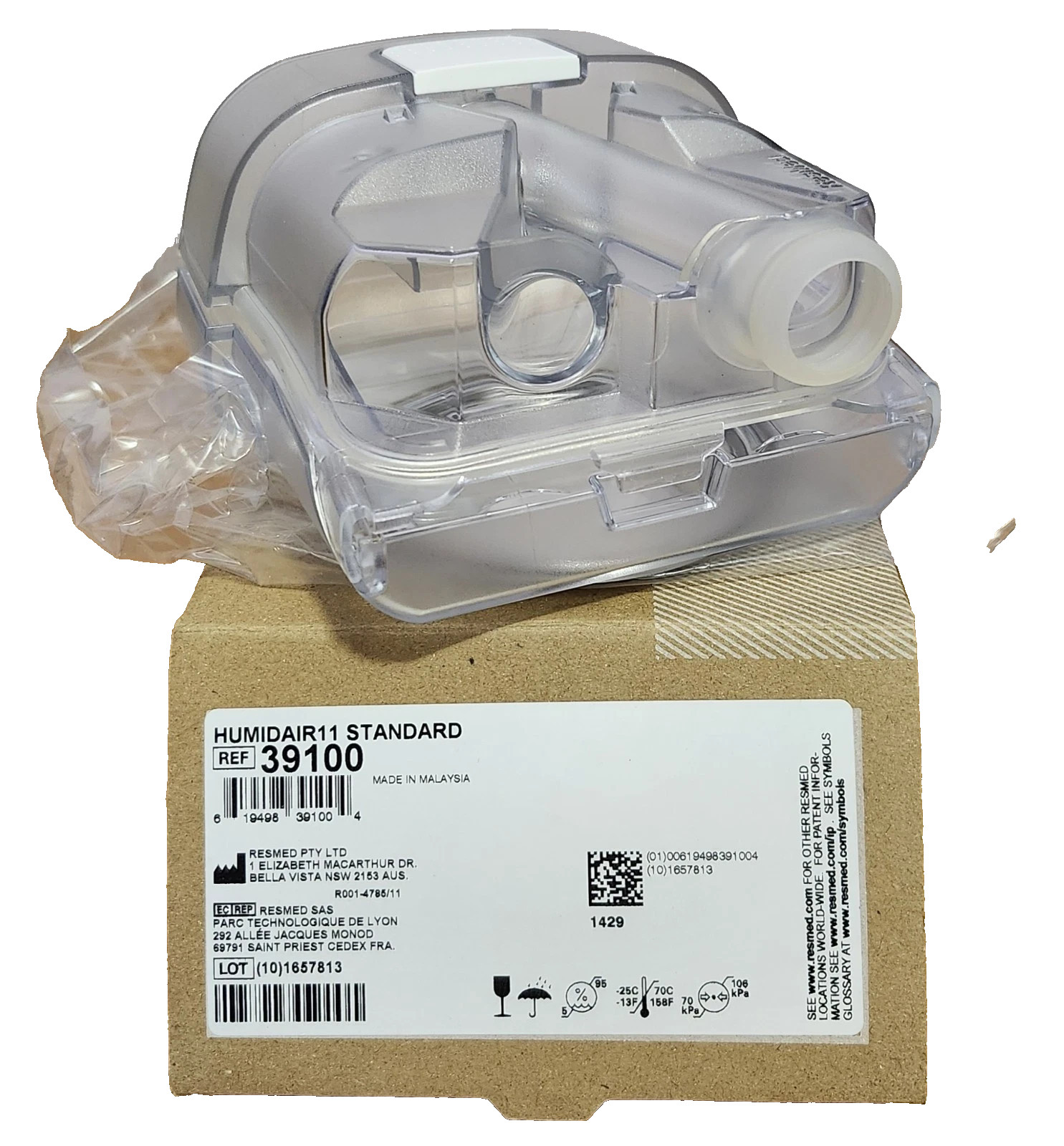 ResMed - HumidAir11 Standard Replacement Water Reservoir #39100 New in Box