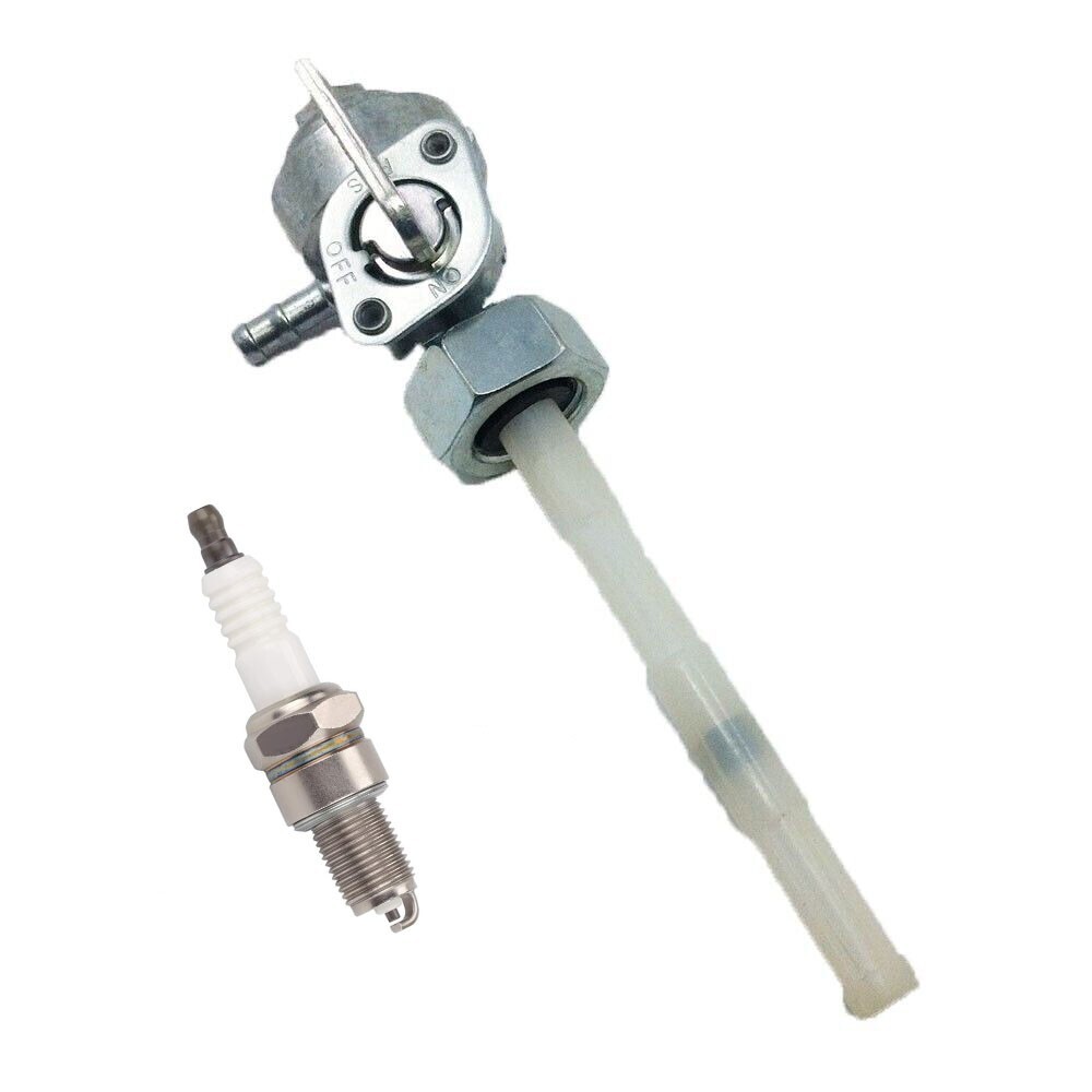 Petcock Fuel Valve Assembly Spark Plug For HONDA  ATC250R  1983-1984