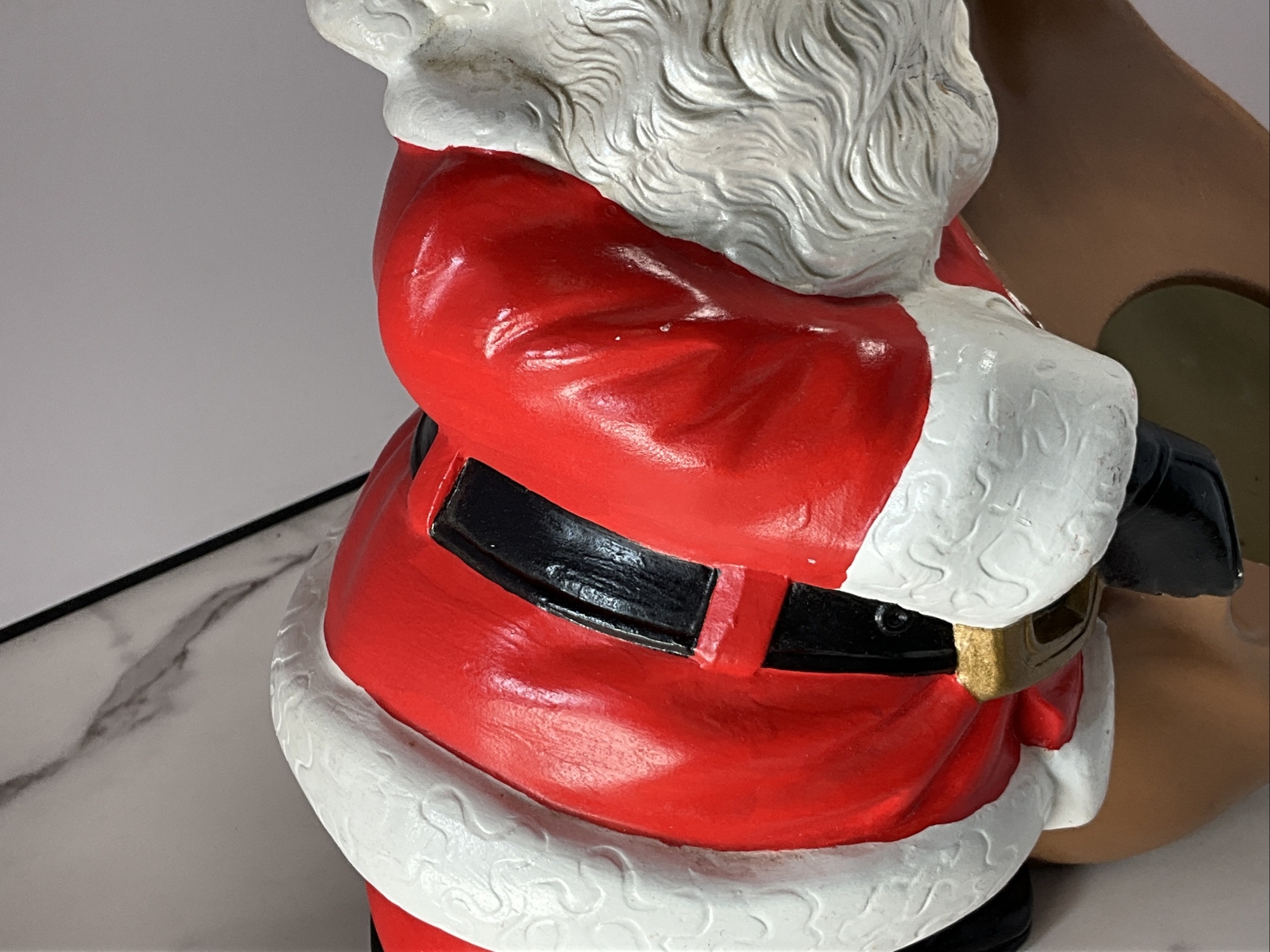 Vintage 1970 Byron Ceramic Santa Planter