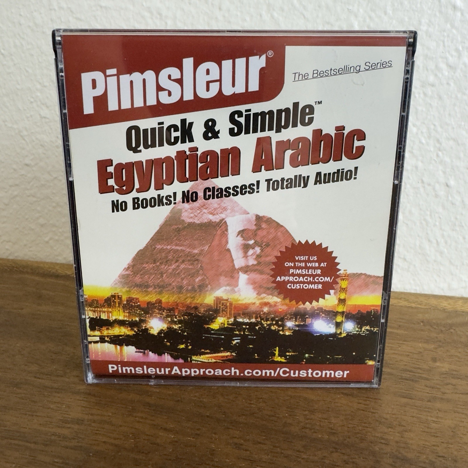 Pimsler Learn Egyptian Arabic Quick & Simple 4 CD Language Set Excellent
