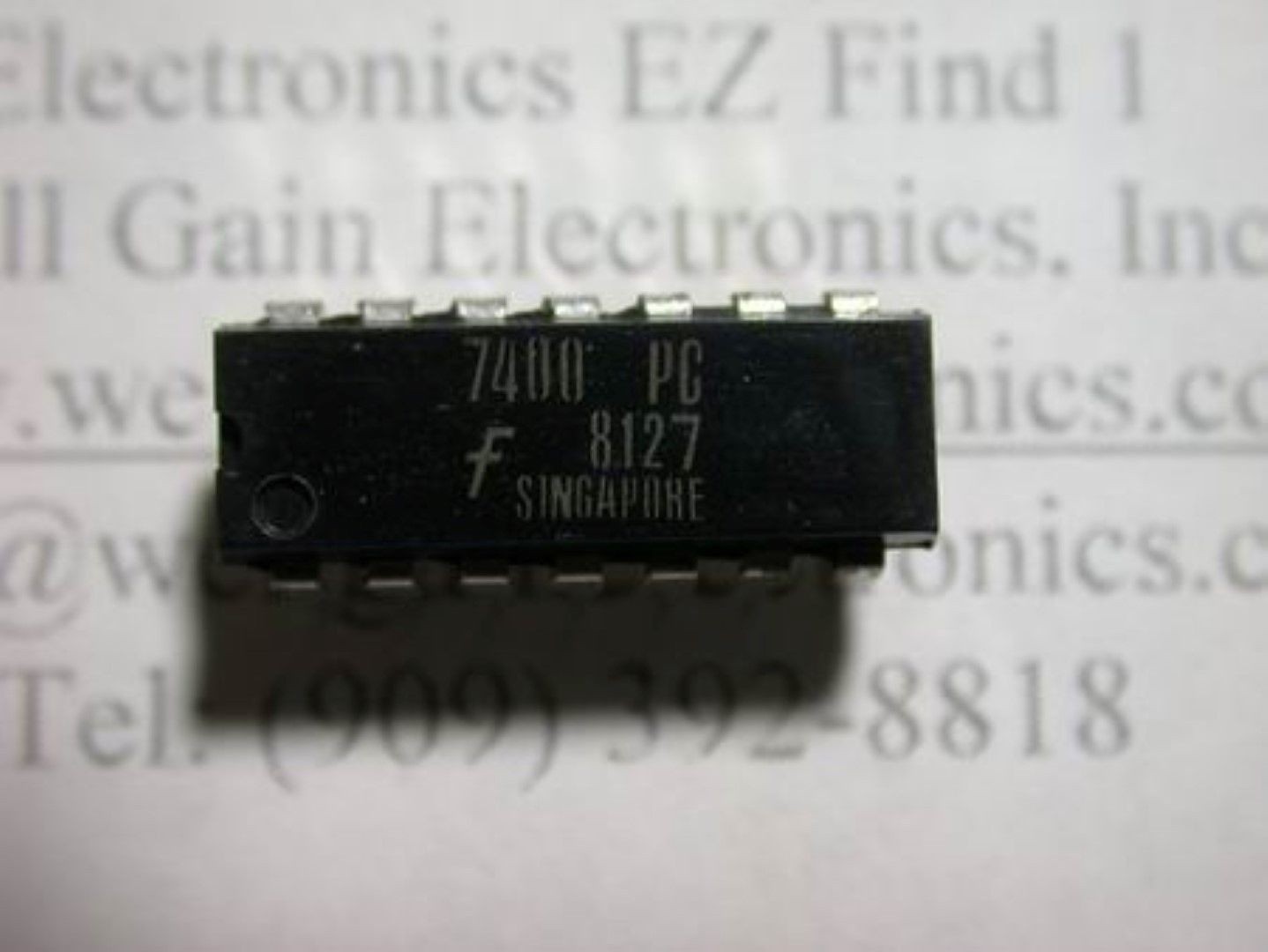 5pcs Fairchil 7400pc DIP-14 QUAD 2-INPUT NAND GATE USA ship *tn