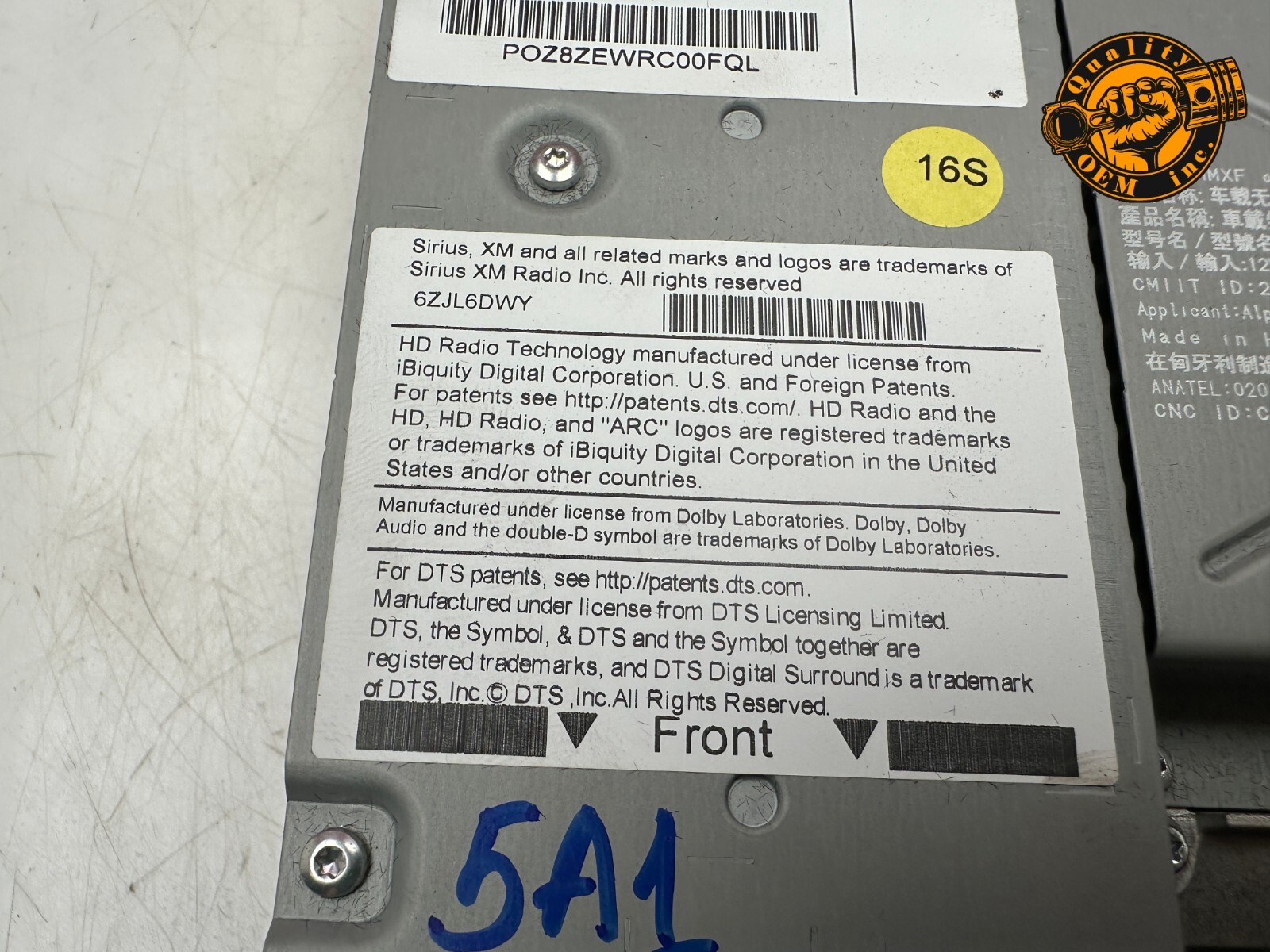 2019-2023 PORSCHE CAYENNE AUDIO RADIO RECEIVER CENTRAL COMPUTER CONTROL UNIT OEM