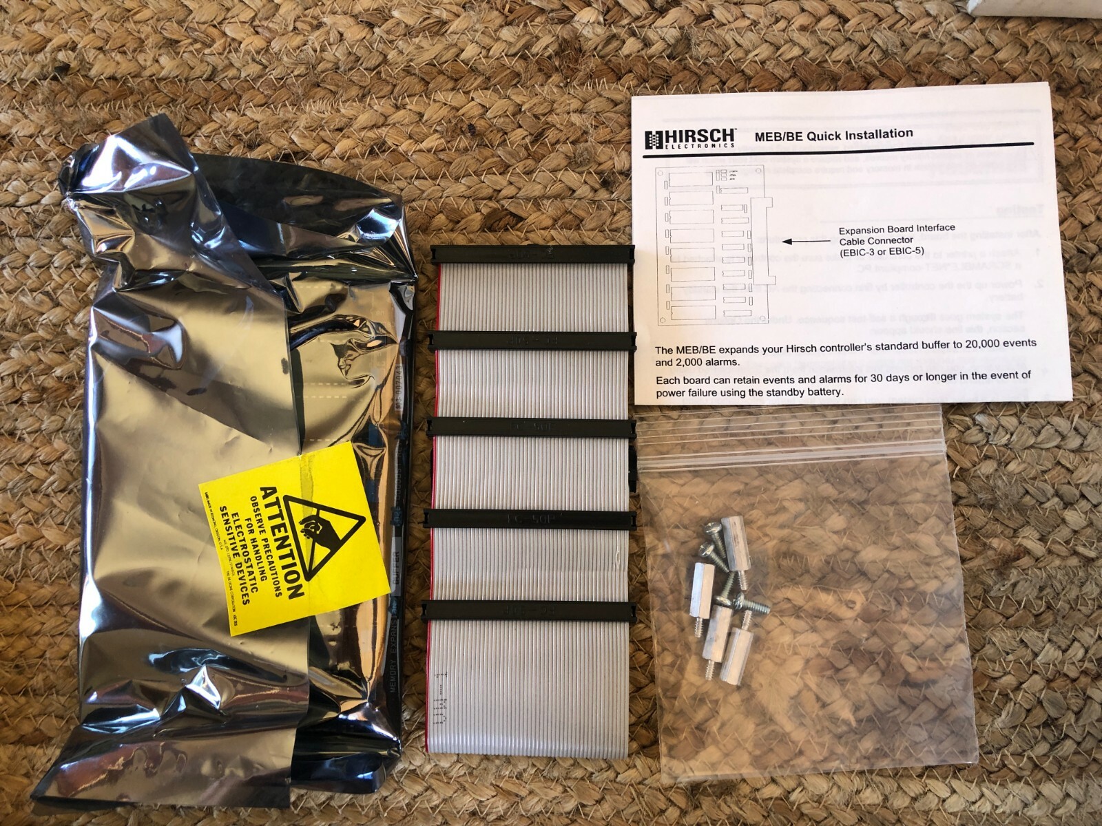 Hirsch Electronic MEB/BE Memory Expansion Board New