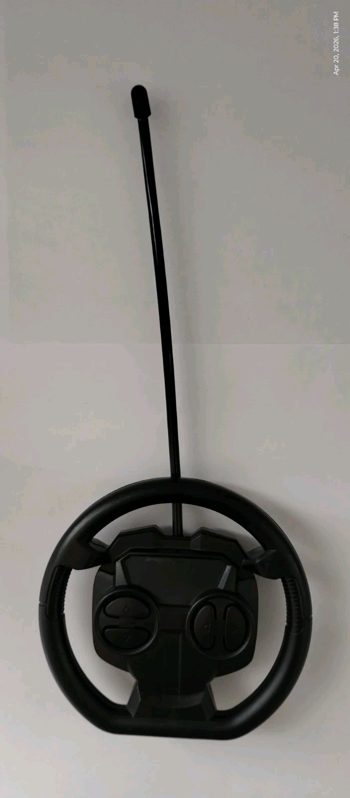 HELLO KITTY REMOTE CONTROL CAR PINK BLACK STEERING WHEEL CONTROLLER
