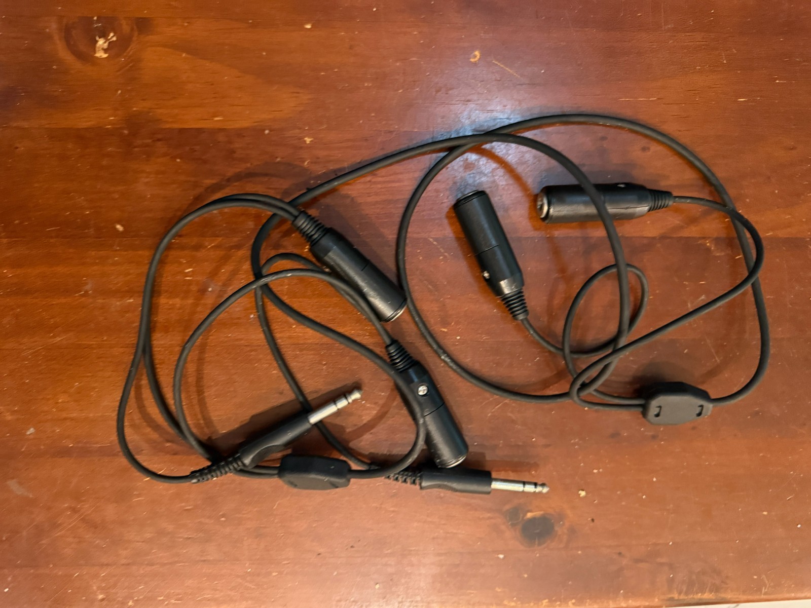 Headset pilot ga cord assembly adaptor long multiple