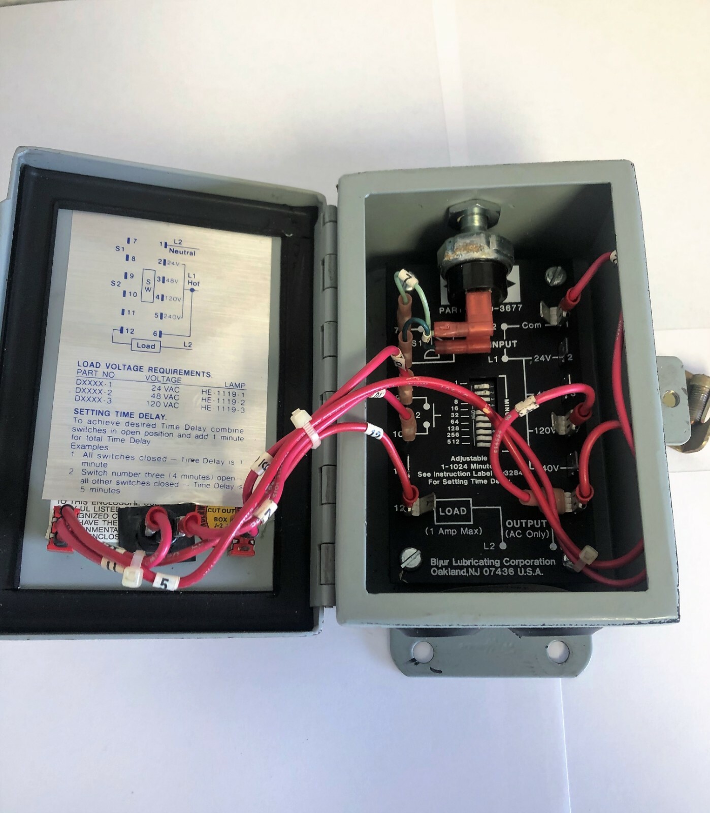Bijur Pressure Moniter D3706-1