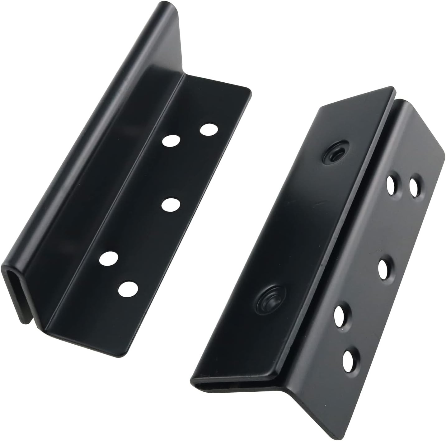 2PCS Double Hook Slot Hole Hanging Bracket Bed Frame Post Double...