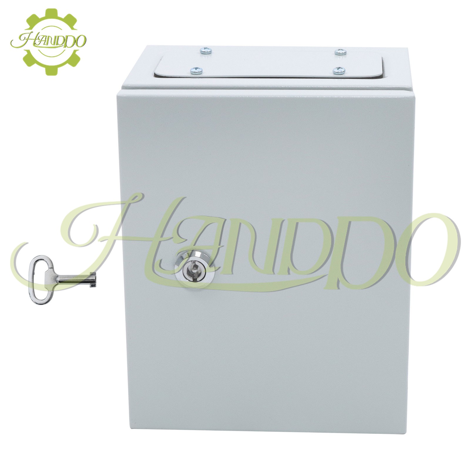 Outdoor Electrical Box 10 × 8 × 6'' Steel Box, IP65 Waterproof & Dustproof