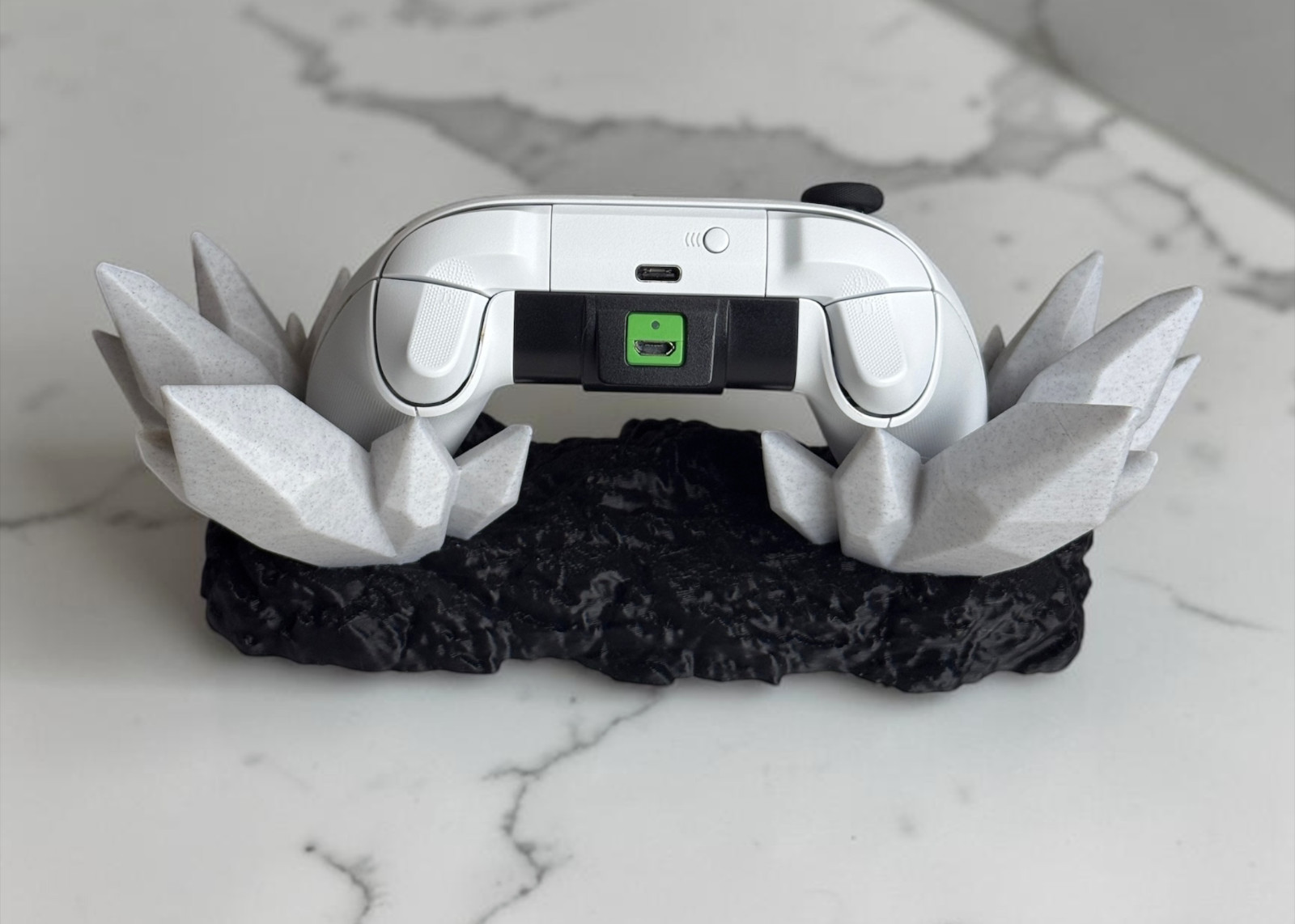 Xbox Series X/S Controller Stand Crystal Rock Dock Holder 3D Printed Display