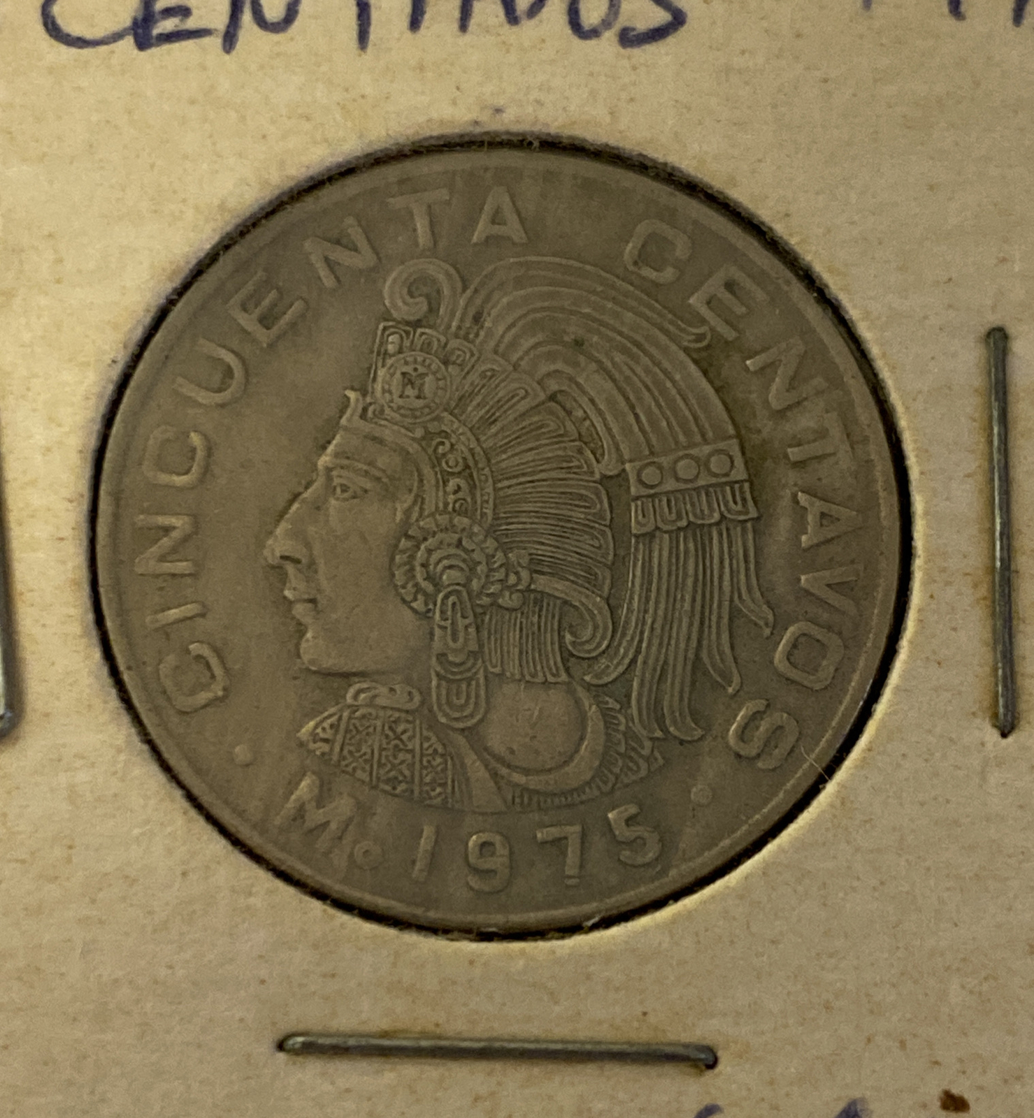 1975 Mexico 50 Centavos Coin B16