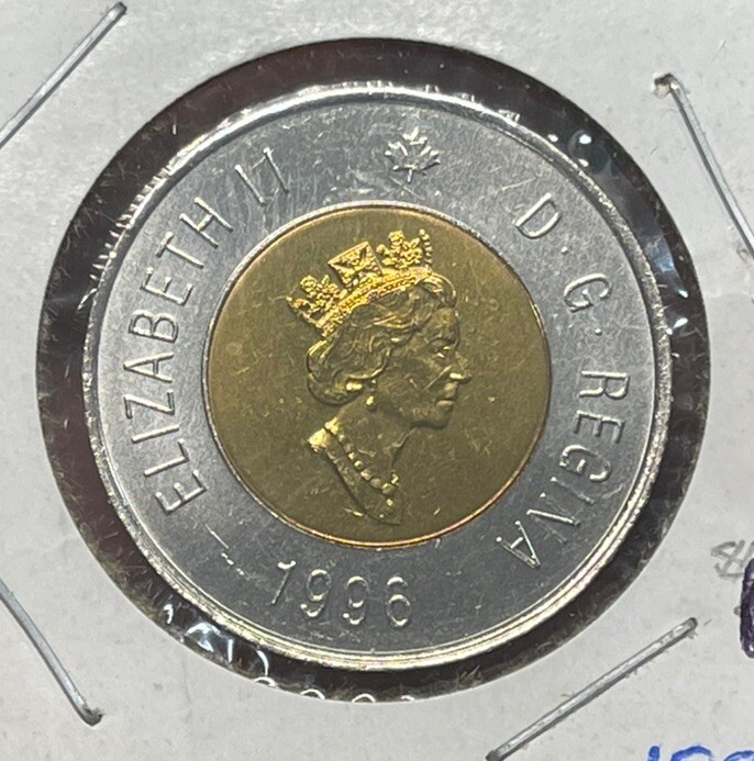 1996 Canada 2 Dollars Coin Excellent BU Condition High Value