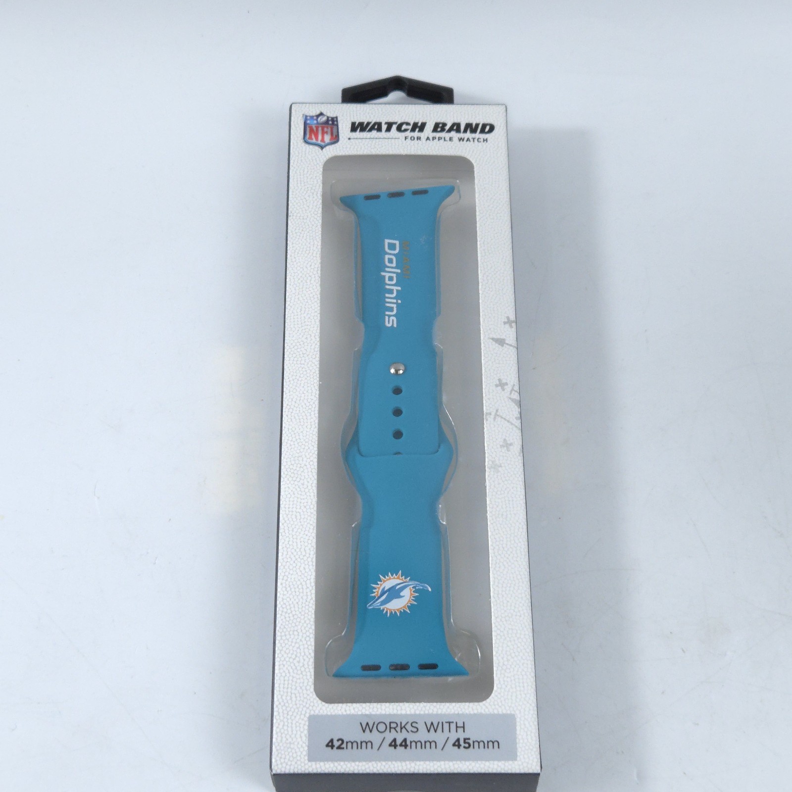 Miami Dolphins Apple Watch Band 42/44/45MM NFL Football Silicone Team Colors
