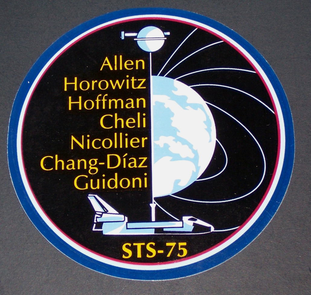 NASA - STS 75 Mission - Sticker - 3 1/2"