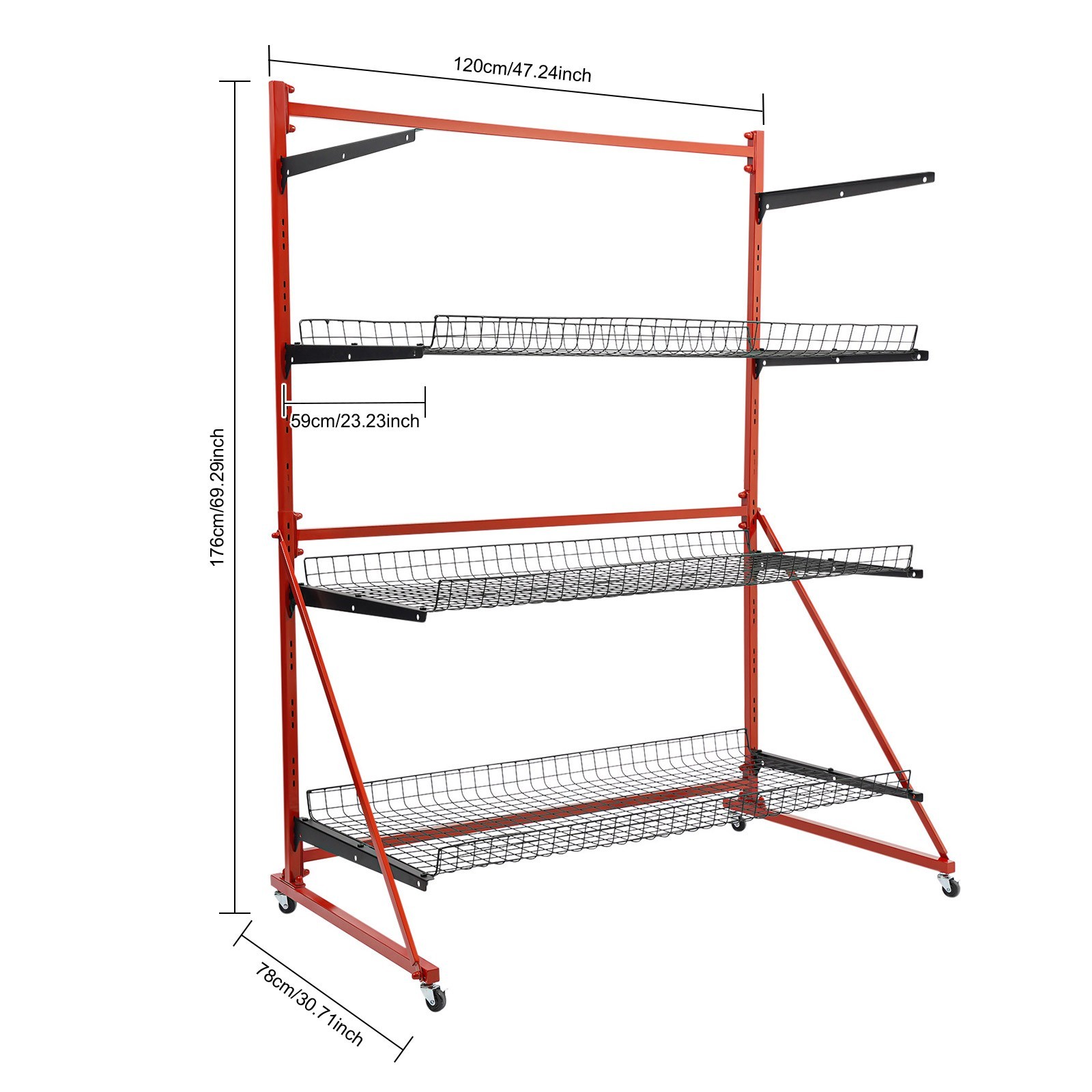 Innovative Parts Carts Automotive Auto Body Shop Parts Carts Tools Storage Rack