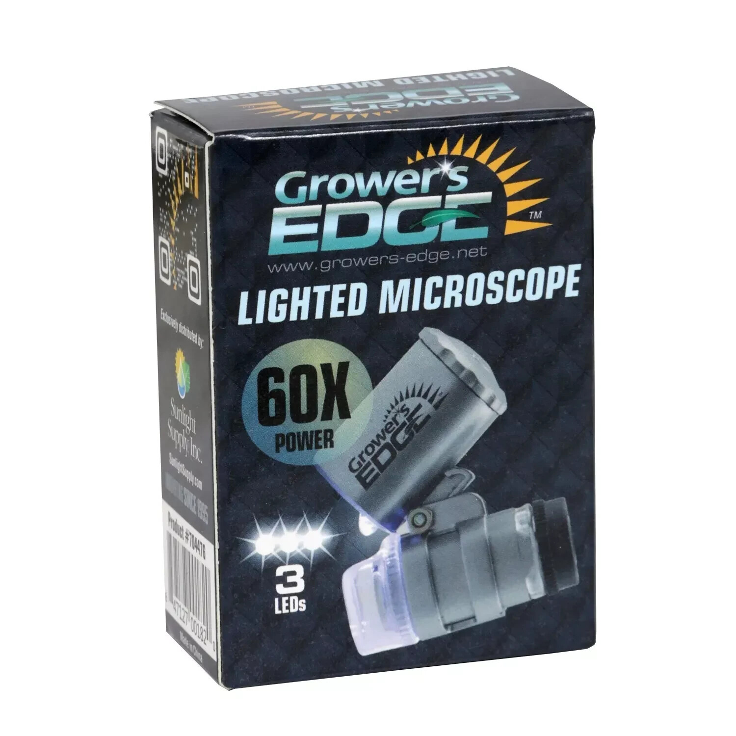 Growers Choice Lighted Microscope 60X for garden inspection for pests disease