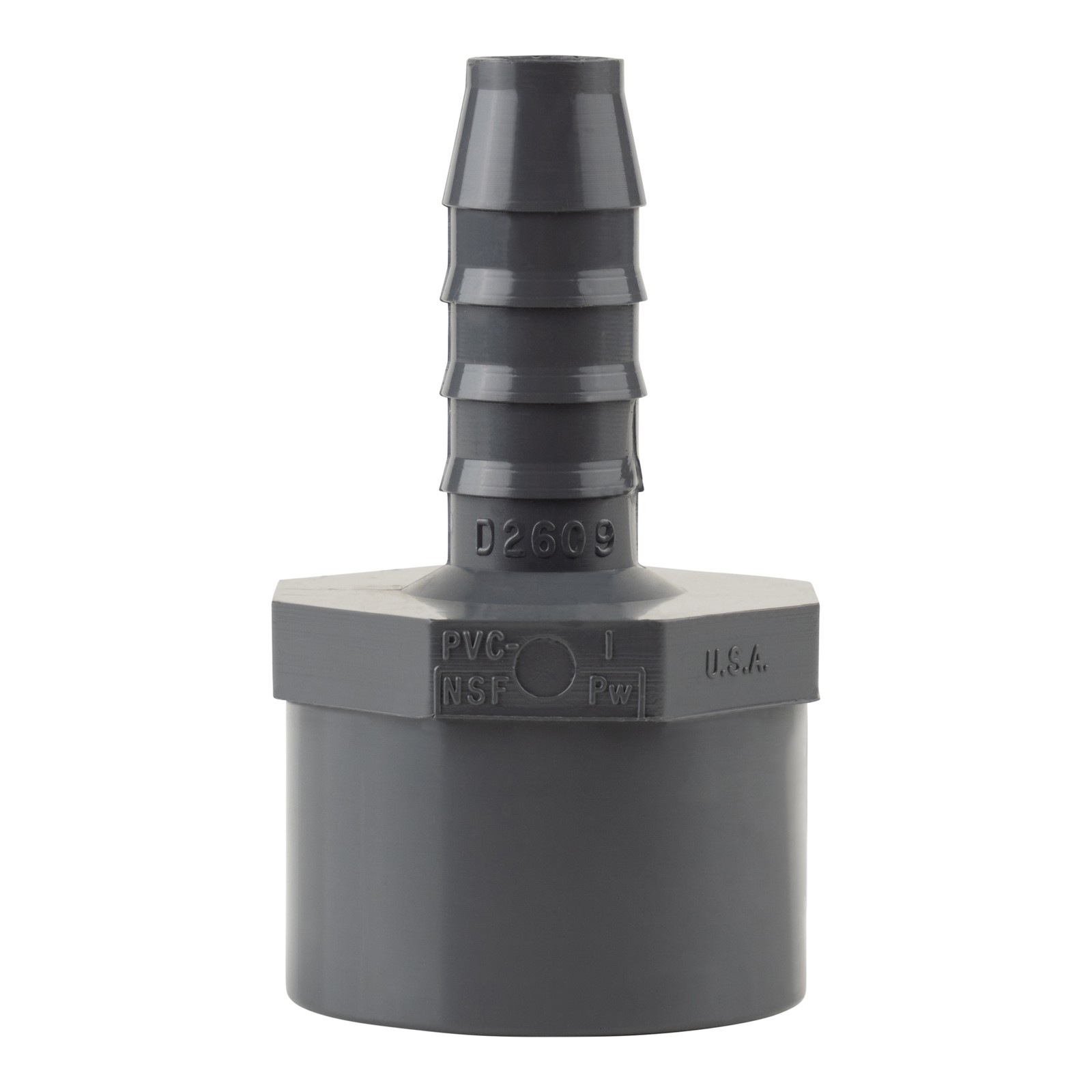 Dura PVC Spigot x Barb Insert Adapter
