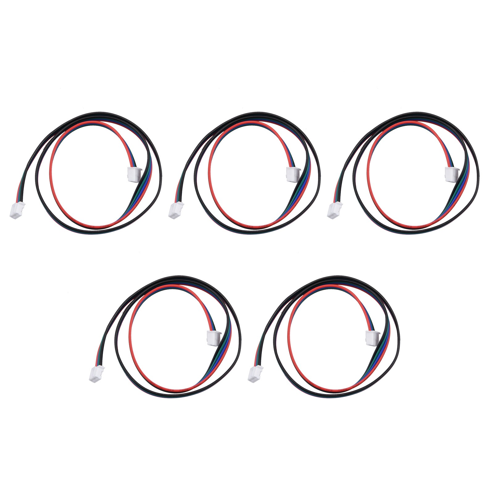 5pcs 3D Printer Line HX2.54 4pin-6pin White Terminal Cables For Stepper Motors I