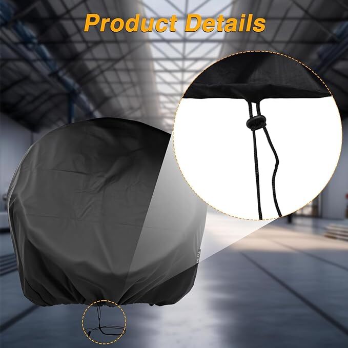 Waterproof Industrial Fan 420D Cover Dustproof Protection for 30.5" Drum Fans