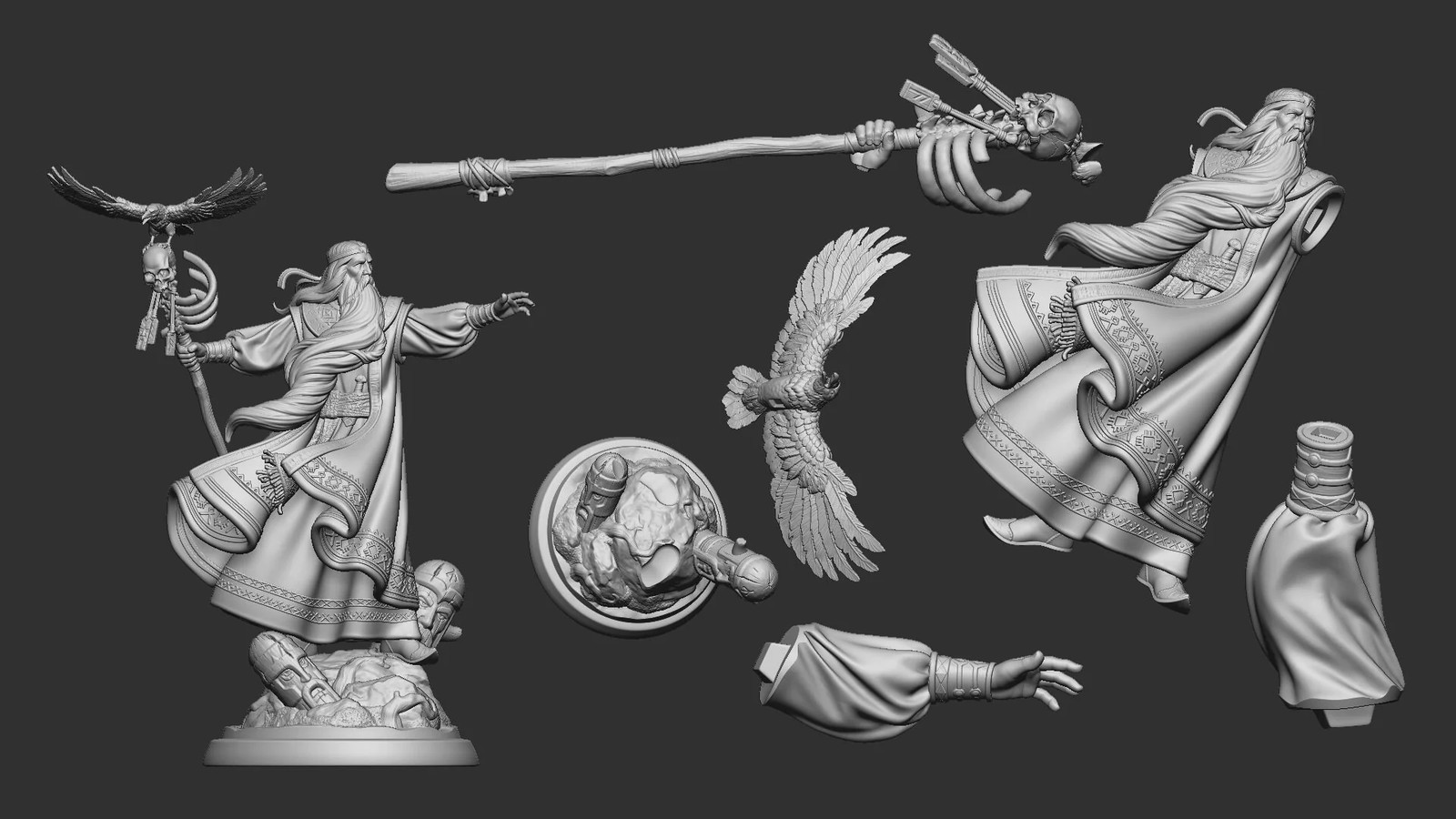 Volkhv the Priest - Resin Tabletop Miniature