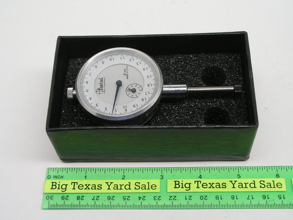 Central Tools 4393 2" Metric Dial Indicator