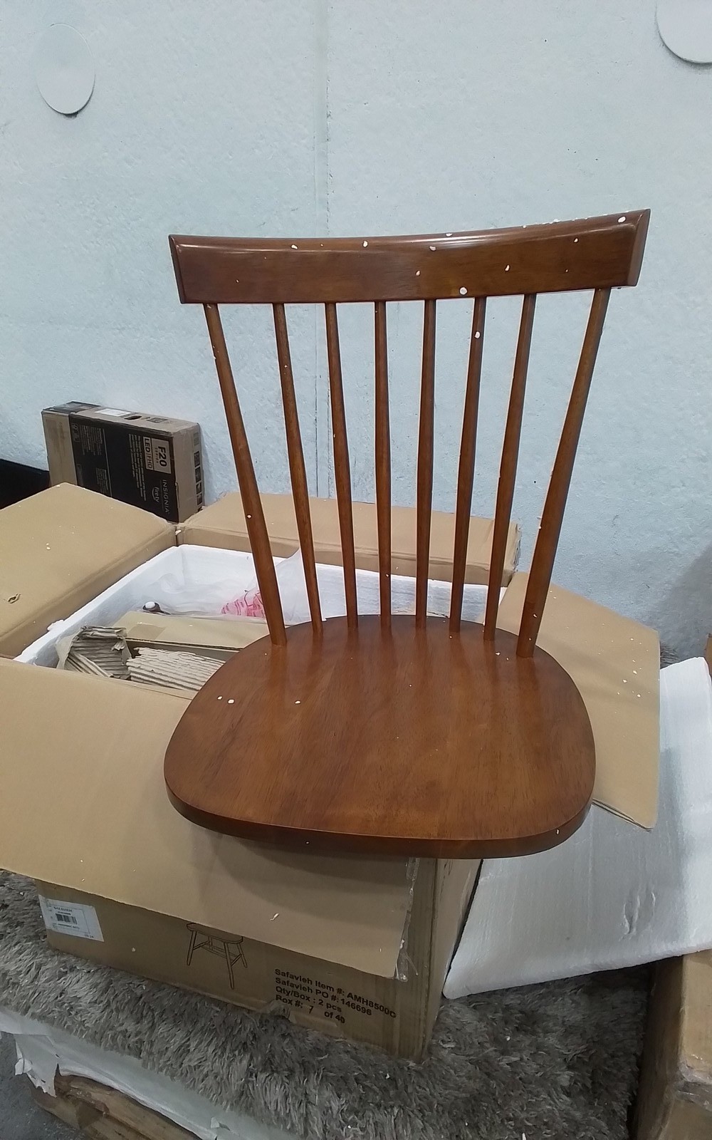 Safavieh PARKER SPINDEL SIDE CHAIR, Reduced Price 2172772489 AMH8500C