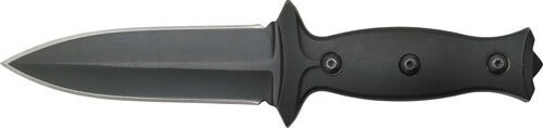 Abkt Elite Boot Knife 3.5" Blade W/ Metal & Nylon Clips - AB014