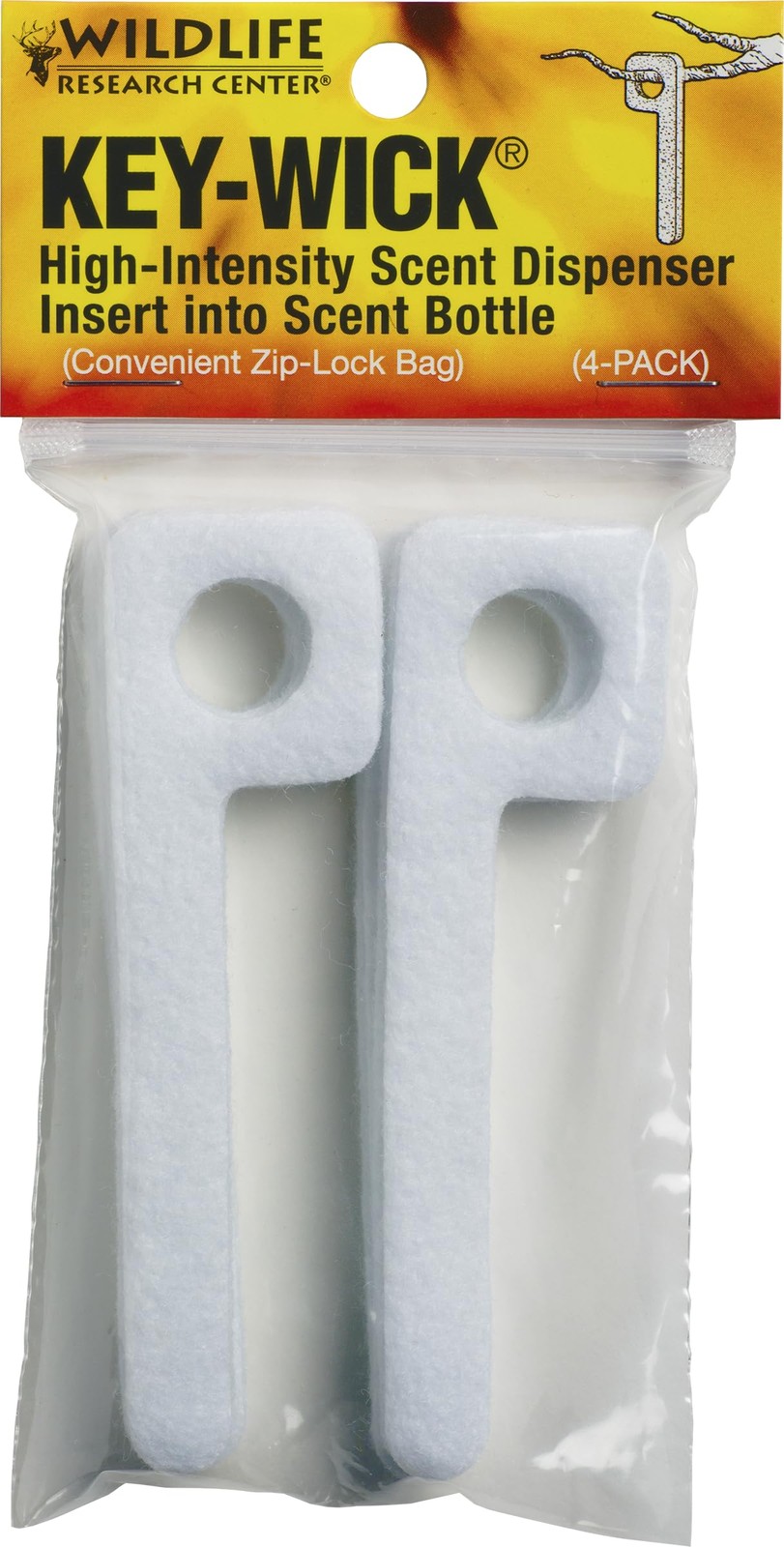Wildlife Research 375 Key-Wick Scent Absorbing Wick Pack of 4, 4-Pack