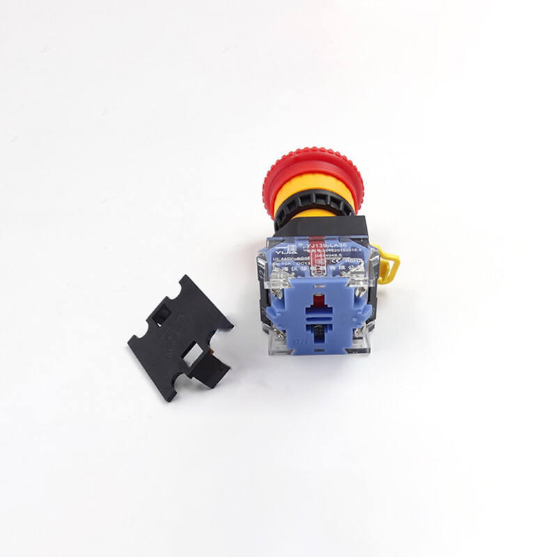 Emergency Stop Station Switch 22mm Push Button Switch 10A 440V 1NO 1NC Latching