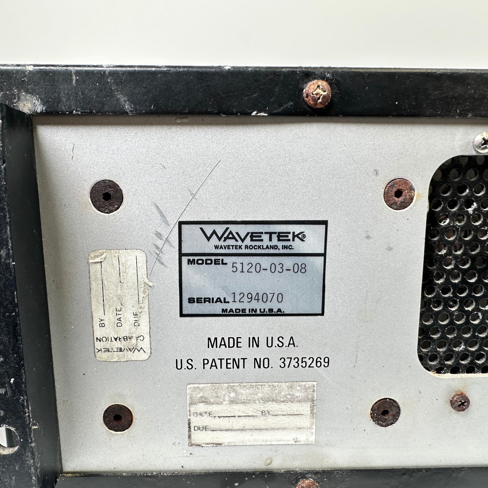 Wavetek Rockland 5120a DC-2MHz Programable Frequency Synthesizer