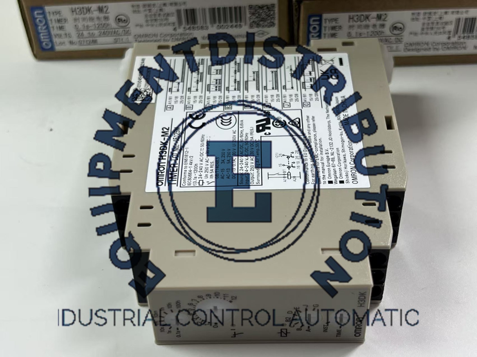 1PC Omron H3DK-M2 Timer Relay 24-240VAC/DC H3DKM2 New