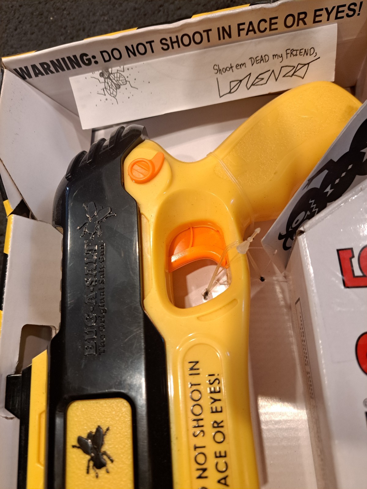 Bug-A-Salt 2.5 For Adults Only Non-toxic Bug Killing Device Yellow