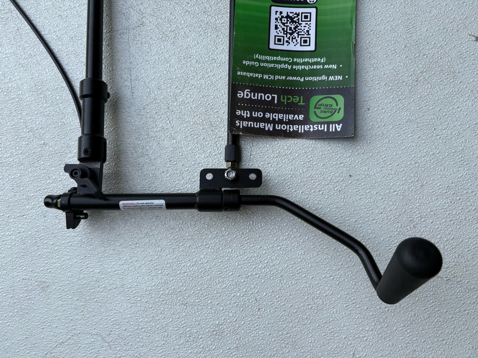 Push/ Rock Sure Grip handicap driver hand controls for Right hand