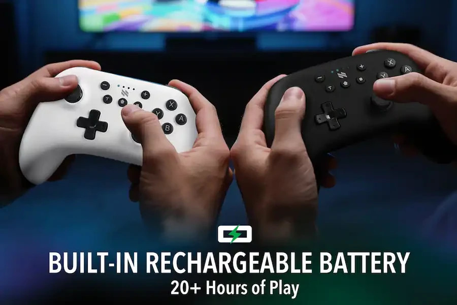 NEXT Wireless Rechargeable Pro Controller 2-Pack For Switch 2 & Switch Used