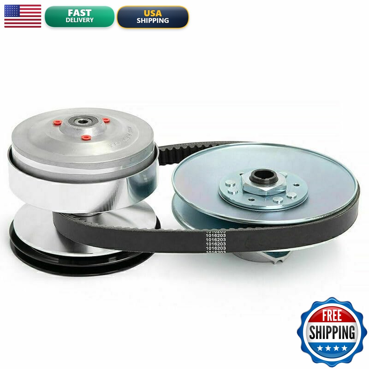 SFriding Golf Cart Drive & Driven Clutch & Belt for Club Car DS 1997-Up
